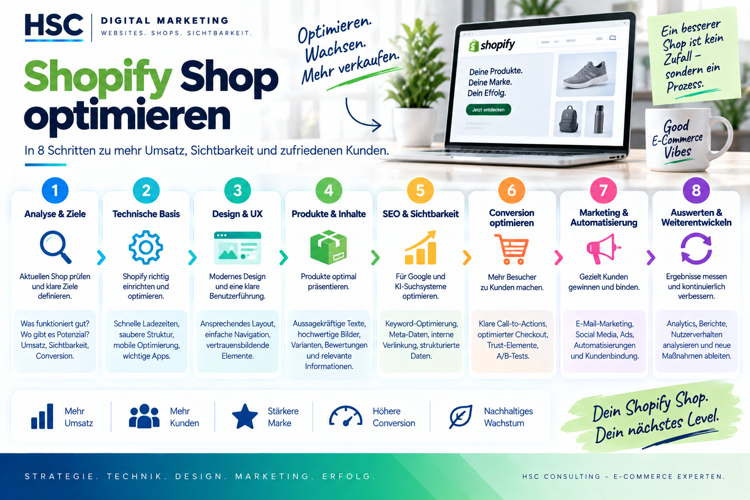 Shopify Shop optimieren