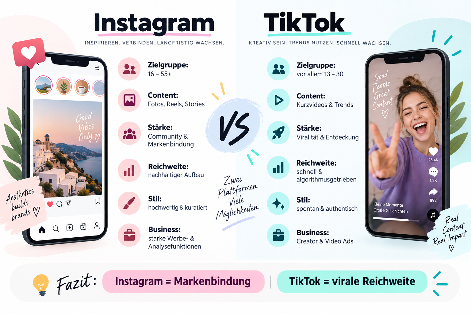 Instagram versus tiktok