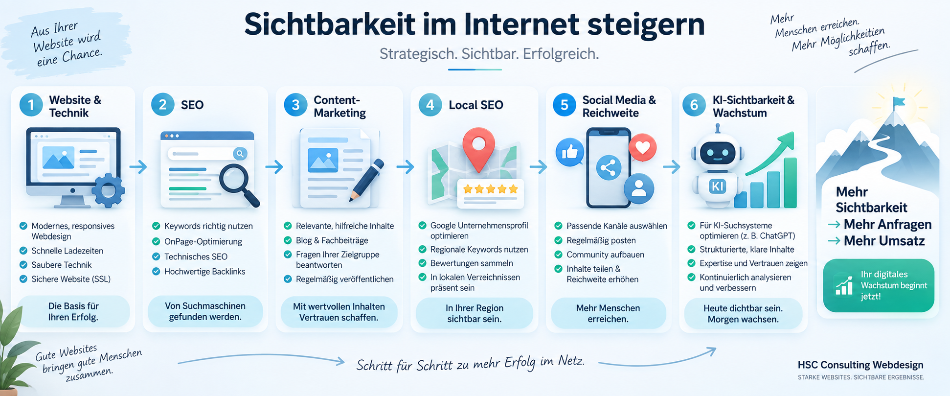 Sichtbarkeit im Internet für Unternehmen