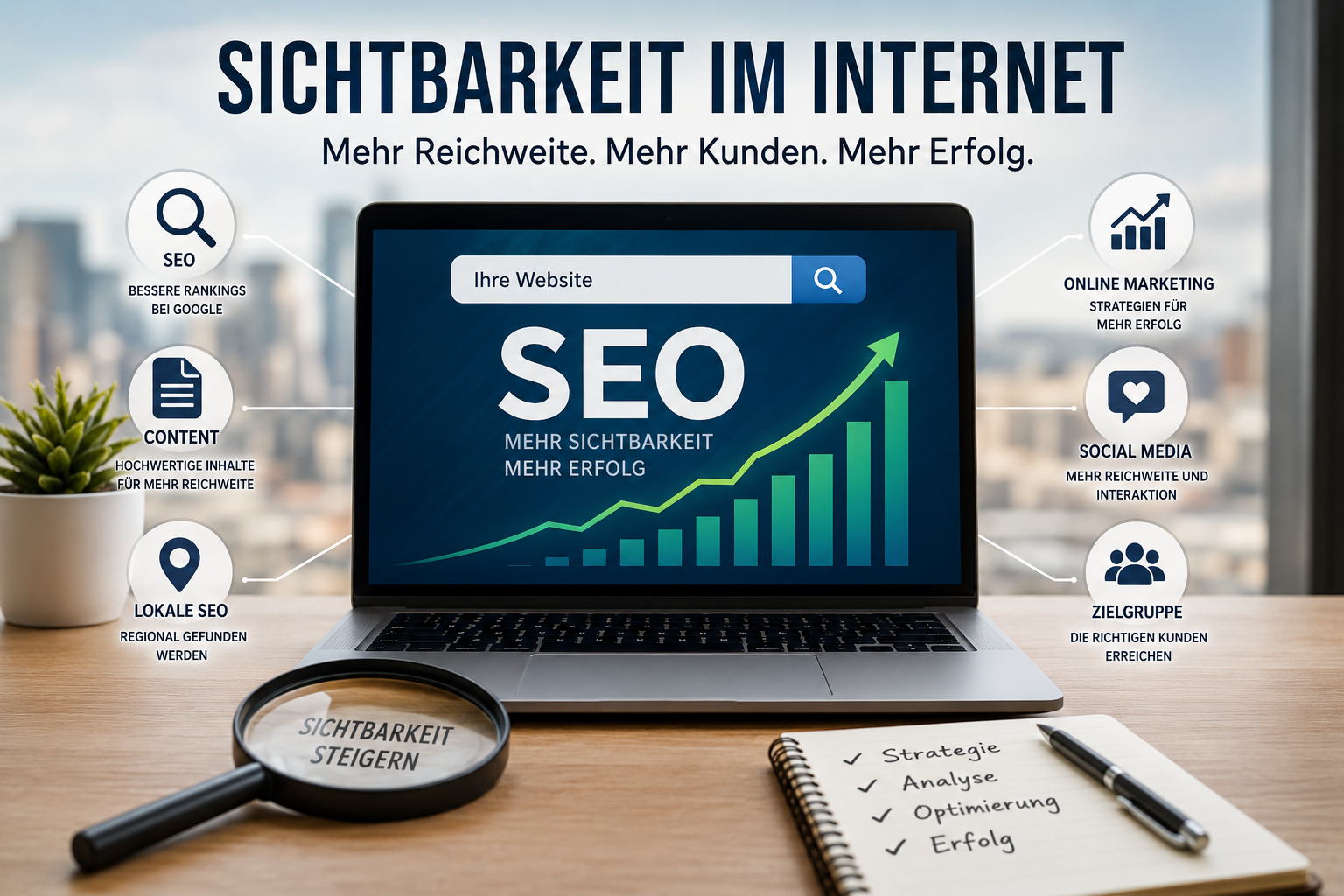 Sichtbarkeit im Internet