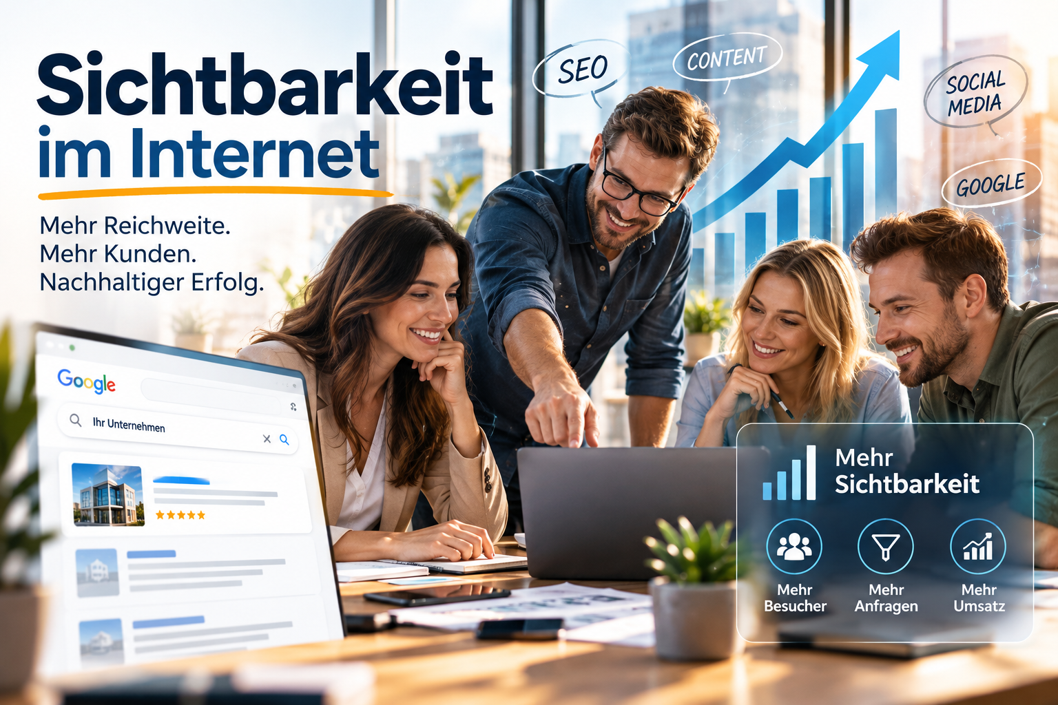 Sichtbarkeit im Internet_ Gemeinsam wachsen