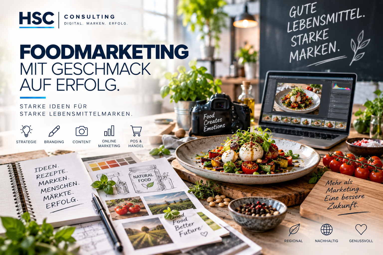 Eine professionelle Werbeagentur für Lebensmittel