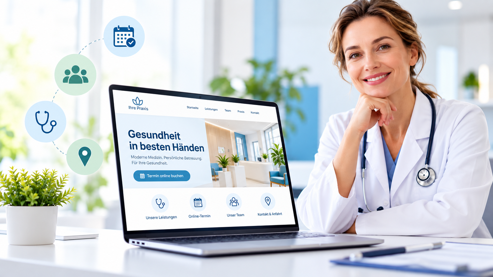 Webdesign für Ärzte neu