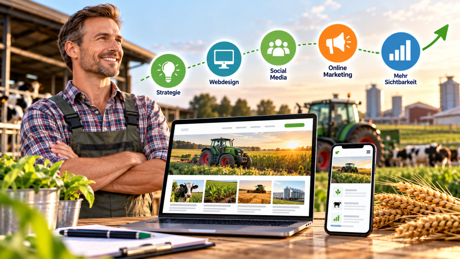 Werbeagentur Agrartechnik Landwirtschaft Vorschaubild