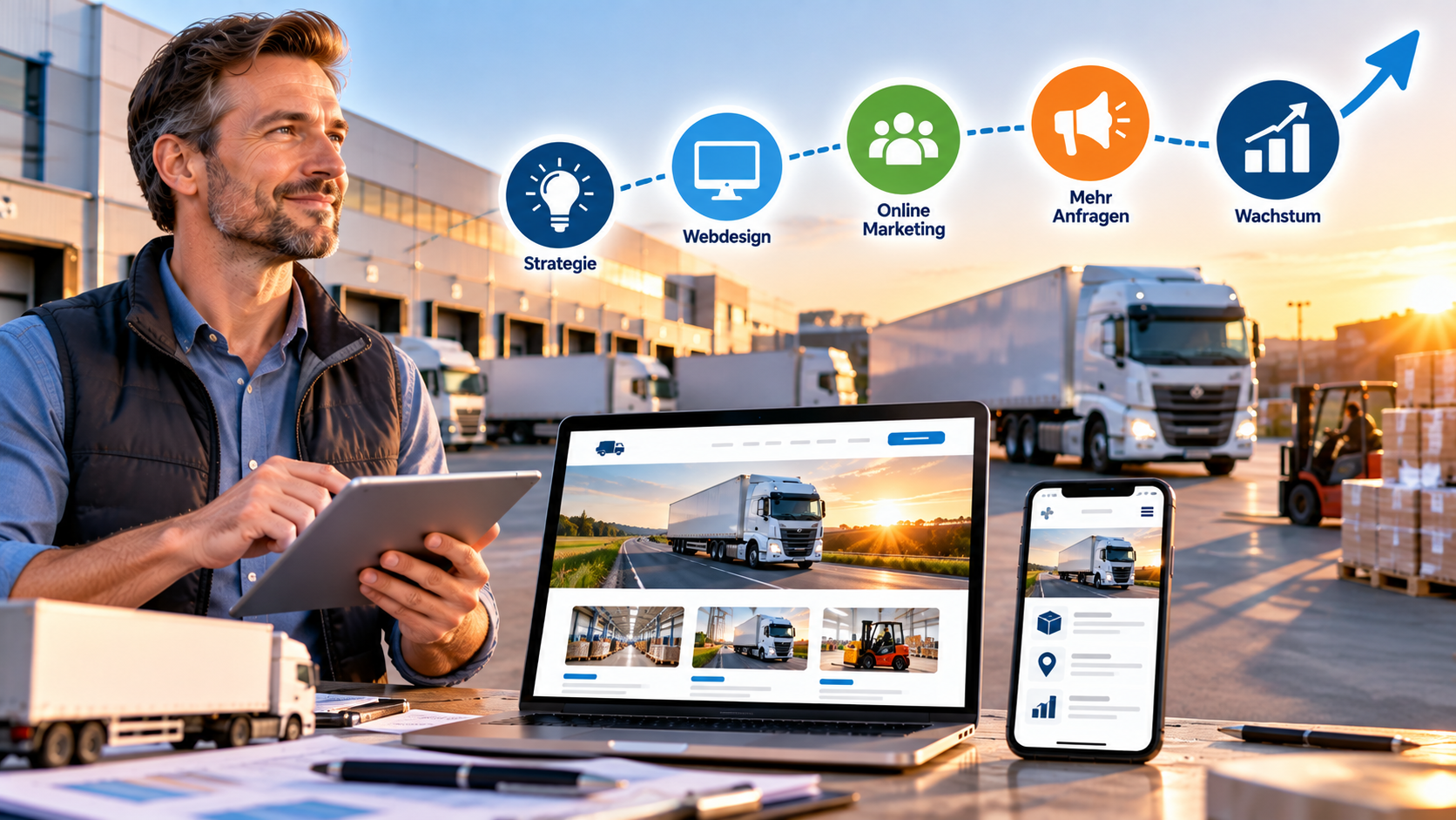 Werbeagentur Logistik und Transport Vorschaubild