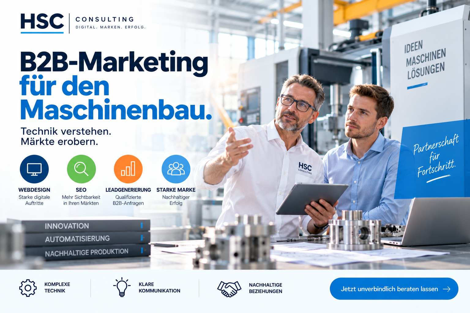 Werbeagentur Maschinenbau