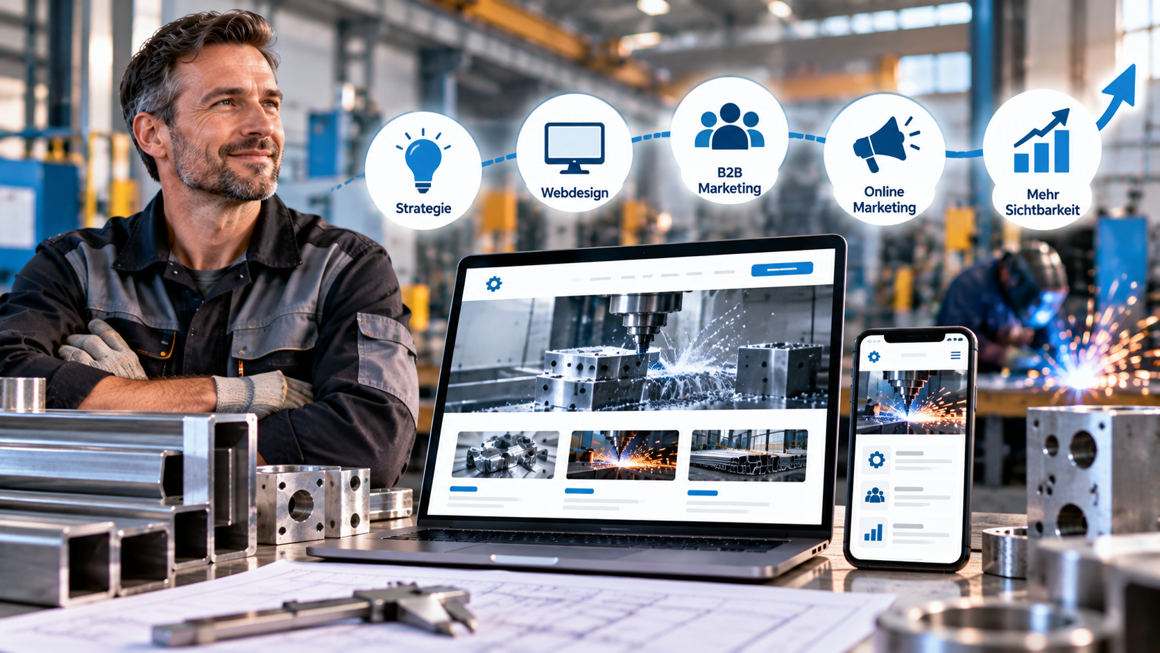 Werbeagentur Metallverarbeitung
