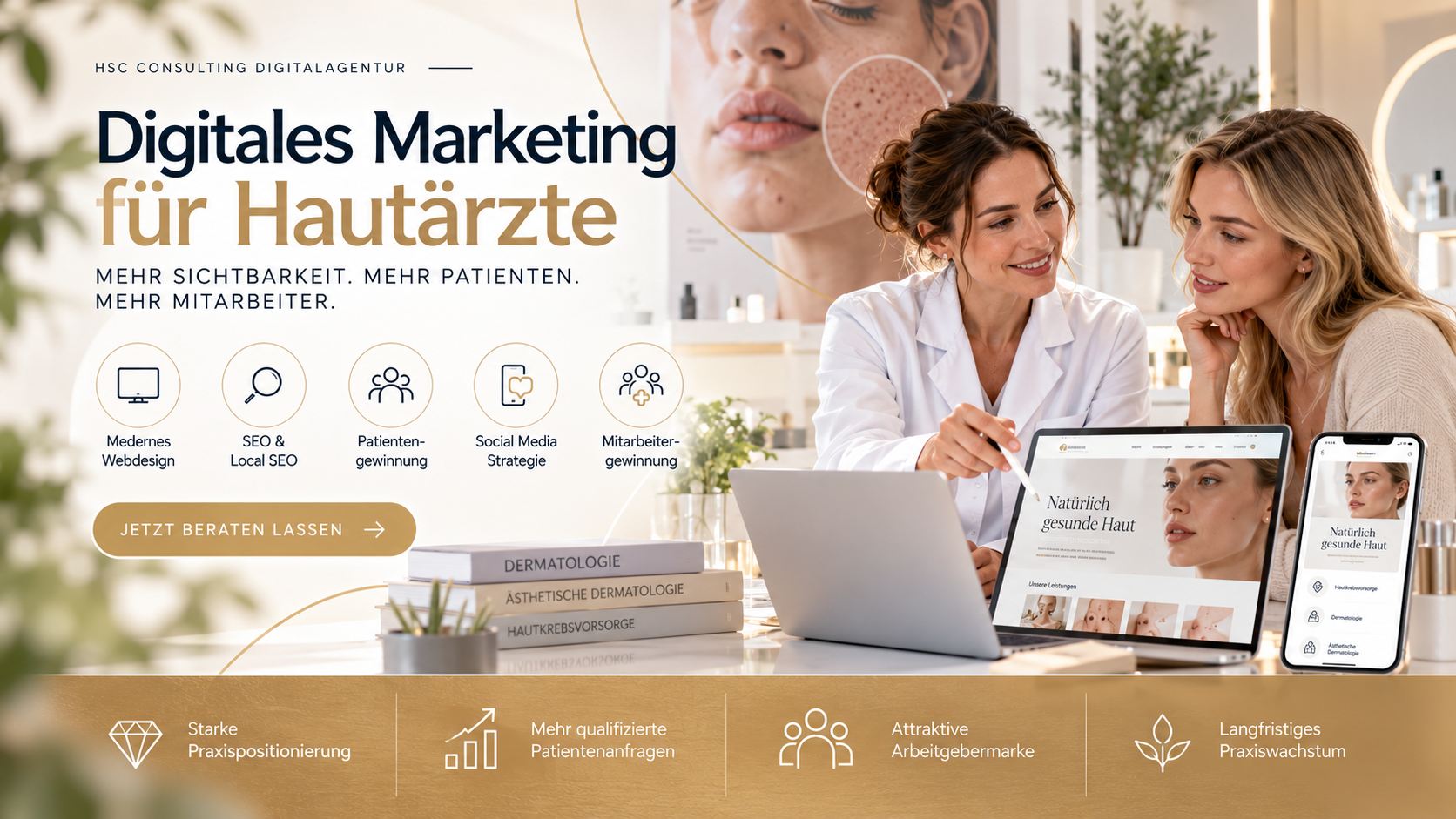 Digitales Marketing für Hautärzte