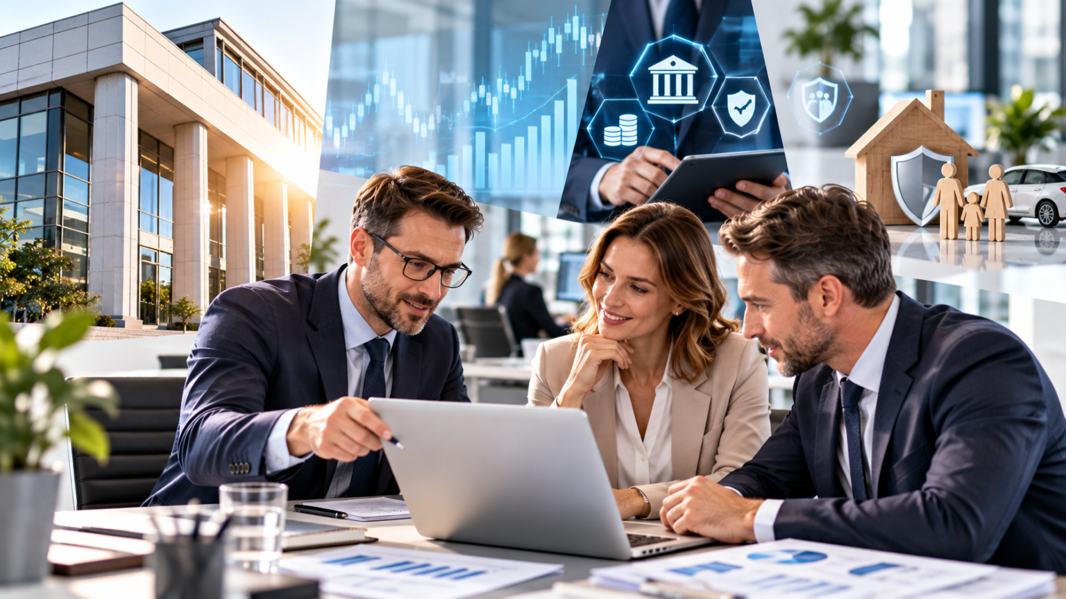 Finanzberatung im modernen Büro