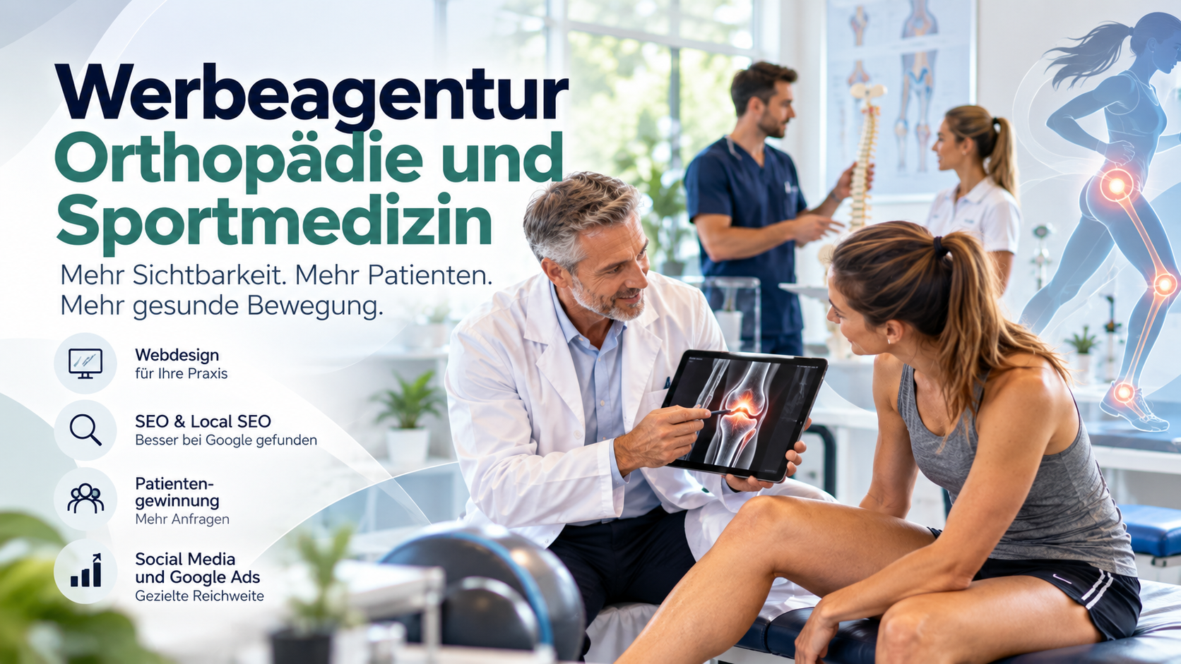 Werbeagentur für Orthopädie und Sportmedizin